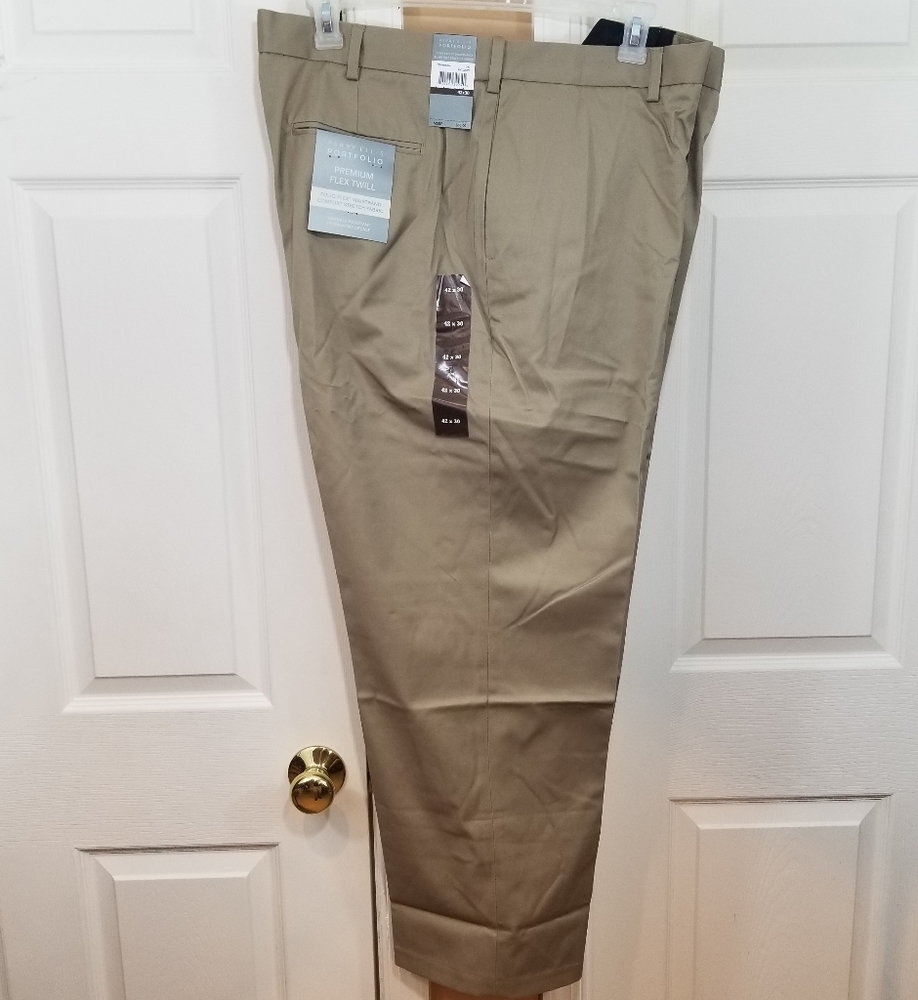 Perry Ellis Portfolio Mens Premium Flex Twill Pant